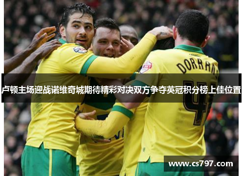 卢顿主场迎战诺维奇城期待精彩对决双方争夺英冠积分榜上佳位置